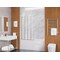 Anzzi 56 in. x 33 in. Accordion-Style Framed Brushed Nickel Bathtub Shower Door SD-AZ16-01BN - alternate 1